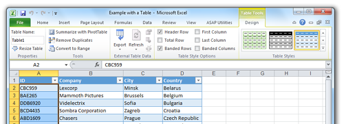 Speed improvement for editing data in Tables in Excel 2010 and Excel 2013