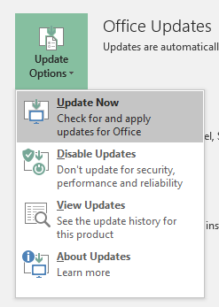how to check for microsoft office updates