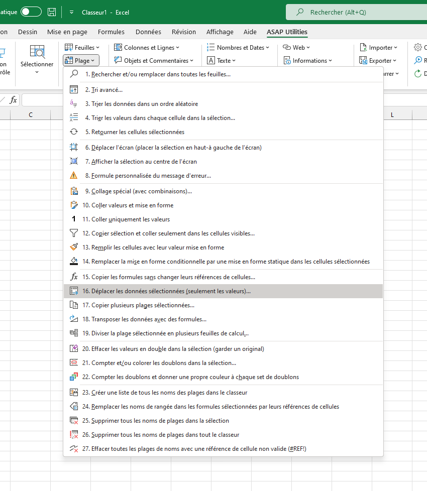Plage  ›  16 Déplacer les données sélectionnées (seulement les valeurs)...