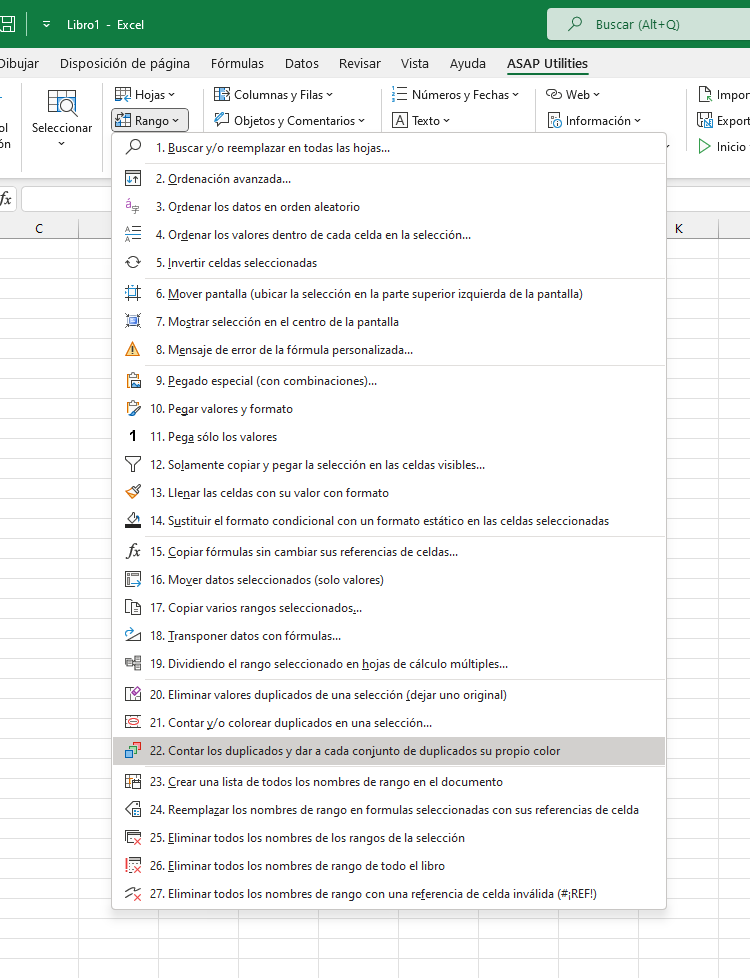 Rango  ›  22 Contar los duplicados y dar a cada conjunto de duplicados su propio color