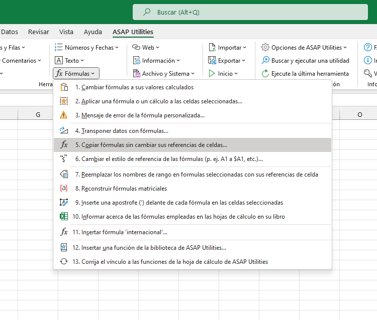 Fórmulas  ›  5 Copiar fórmulas sin cambiar sus referencias de celdas...