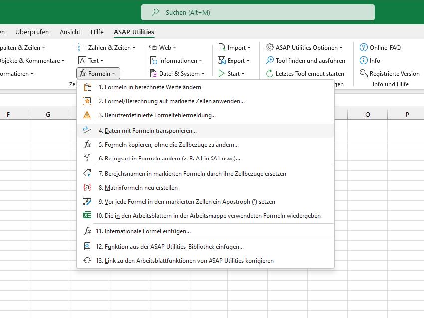 Formeln  ›  4 Daten mit Formeln transponieren...