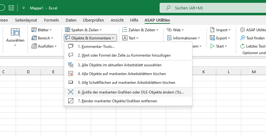 Objekte & Kommentare  ›  6 Größe der markierten Grafiken oder OLE-Objekte ändern (%)...