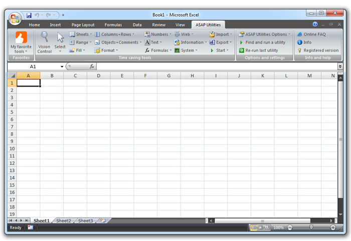 Asap Utilities For Excel How To Add Asap Utilities To The Excel Menu 2225