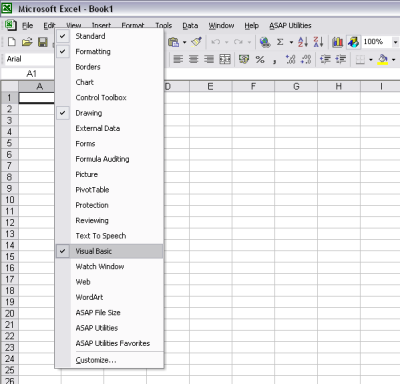 learn visual basic for excel 2007